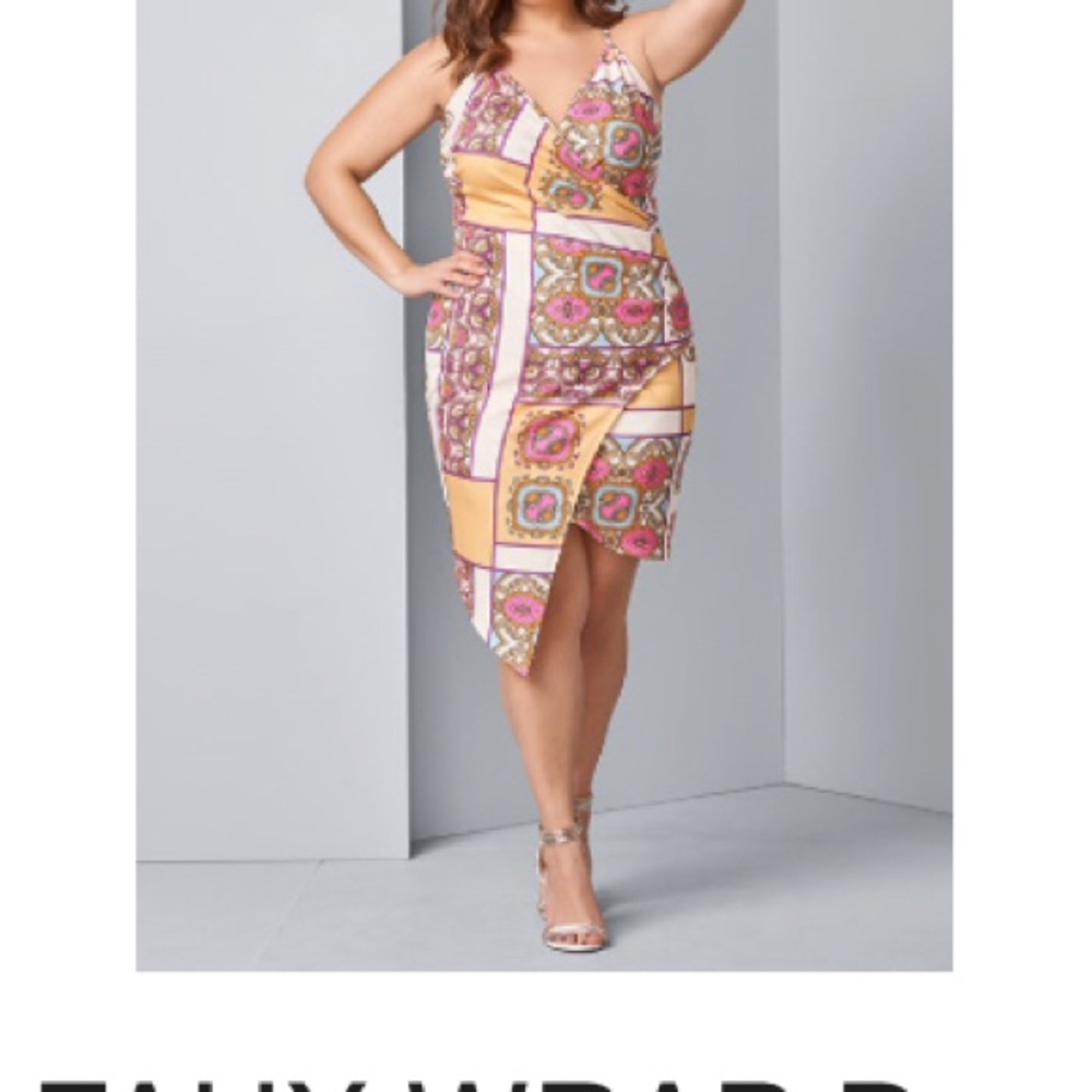 Faux wrap dress